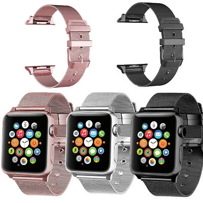 $14.99 • Buy Metal Milanese Loop Strap Wrist Band For Apple Watch Series 6 5 4 3 2 1 Iwatch