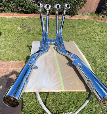 $900 • Buy 82 Suzi GS1100E FACTORY Exhaust System BEAUTIFUL!!! Recently Plated