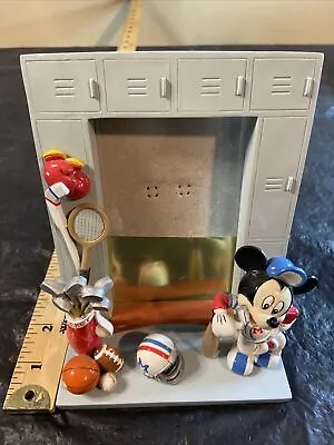 £25.69 • Buy Disney Mickey Mouse Sports Theme Picture Frame 6-1/2”x5” Football Baseball Golf