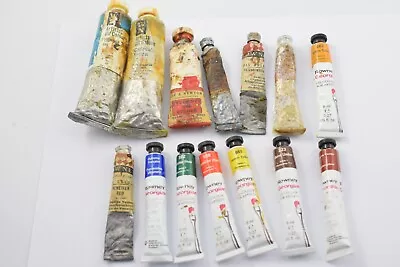 Daler Rowney Artist's Lot Of Mainly 14 X 8ml Oil Paint Tubes  Lot F Bundle Mixed • £10