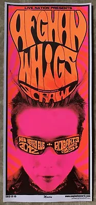 AFGHAN WHIGS Scrawl Bogarts Cincinnati 2012 Alt Rock Concert SCREEN PRINT Poster • $25.99