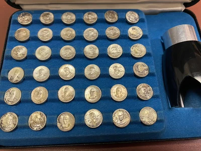 $7.50 • Buy Sterling Silver Presidential Coins Set Franklin Mint****