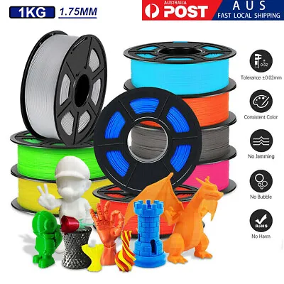 【BUY 4 PAY 3】Kingroon 3D Printer Filament 1KG PLA Silk PETG 1.75 Mm Bundle Spool • $20.99