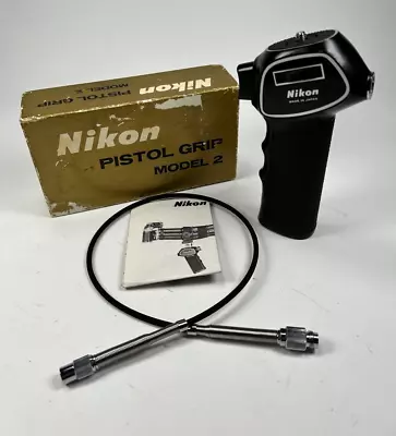 [Excellent Condition] Nikon Pistol Grip Model 2 + Cable Release (SH38251) -Boxed • £39.99