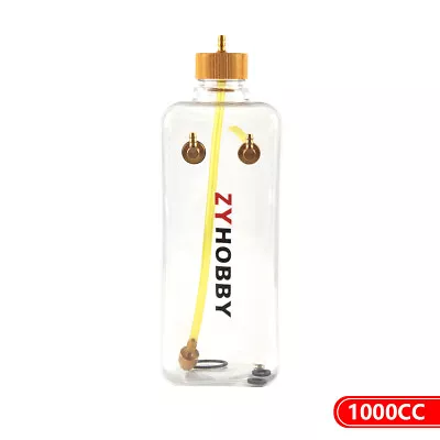 1 PC 1000ML Fuel Tank With Aluminum Cap For Gas Airplane 185*78mm Strong • $16.99