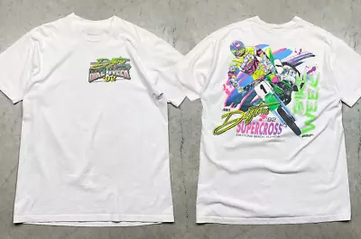 Vintage 1992 Daytona Supercross T-Shirt Featuring Mike Larocco • $10.99