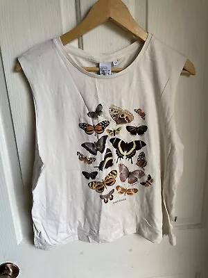 Ghanda Womens Tshirt Size 14 BNWT Butterflies Print Great Condition • $10