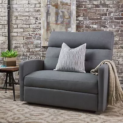 Hana Plush Cushion Tufted Back Loveseat Recliner • $387.30