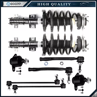 $196.37 • Buy Front Struts Assembly Suspension Sway Bar Ball Joints Kit For Volvo V70 S80 S60