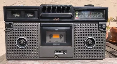 JVC RC-717L Vintage Boombox - Ghettoblaster - Cassette - Restored - New Belt! • $250