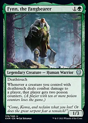 Fynn The Fangbearer [Kaldheim] Magic MTG • $1.30