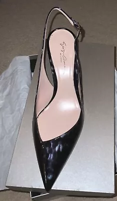 £155 • Buy New Giorgio Armani Black/grey Shoes, Varnished Leather, Size 7(uk)/40 (eu)