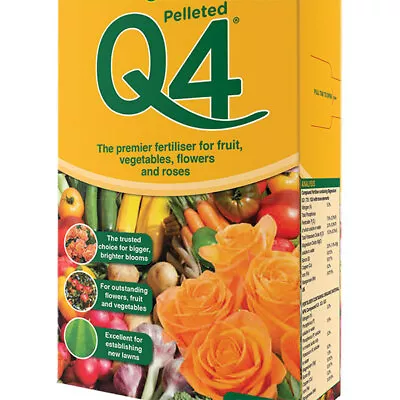 Q4 Pelleted General Purpose Fertiliser - 900g - Kings Seeds • £7.80