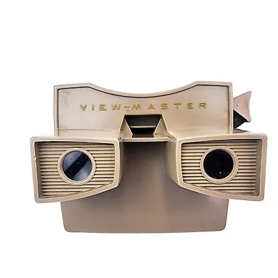 Vintage GAF Viewmaster Viewer View Master Tan Brown 1970s NO Reels Made USA • $14.99