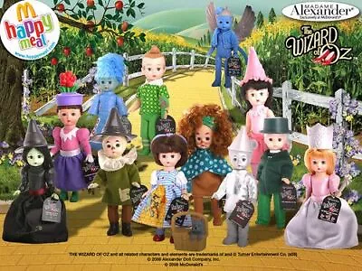 2008 Madame Alexander The Wizard Of Oz Happy Meal Toys - U Pick • $17.99