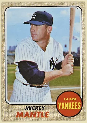 1968 Topps 280 Mickey Mantle VG/EX • $2.99