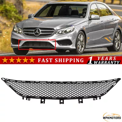 For Mercedes Benz W212 E-class Amg Front Bumper Cover Center Mesh Grille 2014-16 • $29.99