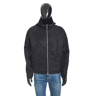 BERLUTI 2320$ B-Way Jacket In Black Scritto Nylon • $1113