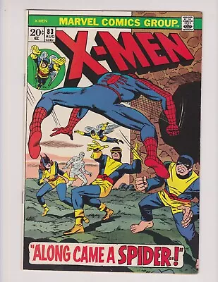 X-men #83 Marvel 1973 Along Came A Spider! Spiderman App Reprints #35 Roth Art • $69.99