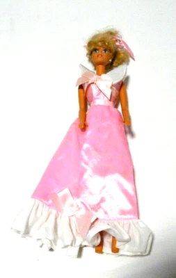$9.88 • Buy Vintage Disney Cinderella Barbie Doll Mattel Shimmering Pink Gown