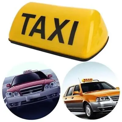 12v Taxi Cab Sign Roof Top Topper Car Magnetic Lamp LED Light Waterproof • $9.50