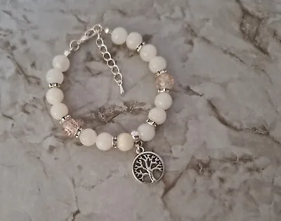 Tree Of Life Charm Handmade Beaded Fashion Bracelet For Women  • £3.75