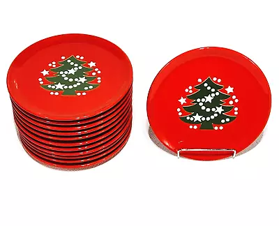 Lot Of 12 Waechtersbach Christmas Tree Germany Salad Dessert Plates 7 3/4  • $120