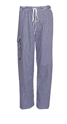  Highliving Checked Chefs Work Trousers Catering Trousers  Soft Egyptian Cotton  • £9.99