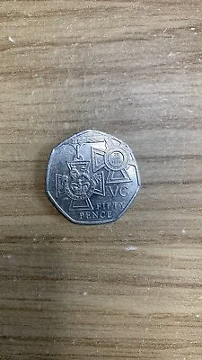 Rare 50p Fifty Pence Coin 29 Jan 1856 VC 2006 • £2300