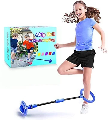 $28.34 • Buy  Kids Skip Ball,Foldable Ankle Skip It Ball Flashing Jumping Ring Colorful Blue