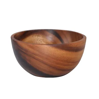 Salad Bowl Natural Safe Large Capacity Japanese Wooden Bowl Lightweight • $11