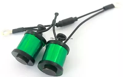 1  8-32 Tattoo Machine Parts Coils 8 Wrap Hunter Washers Green With Prism Covers • $55.64