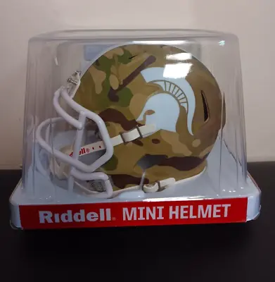Michigan State Spartans NCAA Riddell Camo Alternate Mini Helmet • $50