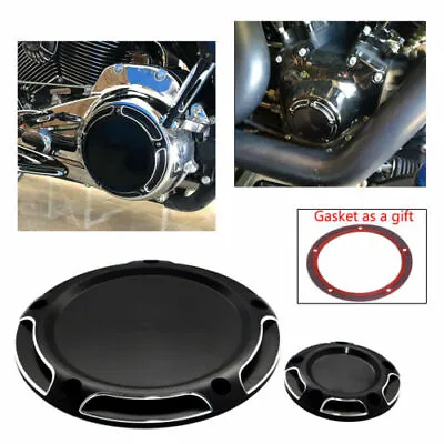 Balck 5 Hole Derby Timing Timer Cover For Harley Dyna Road King Electra Glide US • $39.88