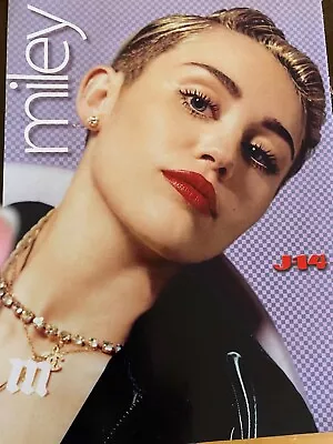 Miley Cyrus Full Page Vintage Pinup • $1.99