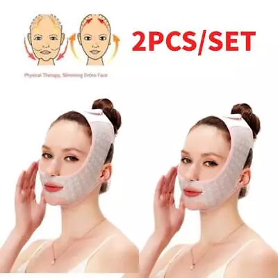 $5.63 • Buy 2PCS Beauty Face Sculpting Sleep Mask, V Line Lifting Mask Facial Slimming Strap