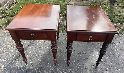 Set Of 2 Ethan Allen British Classics Mitchell End Side Tables #29-8903 • $950