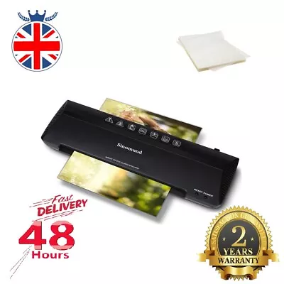 4 In 1 A4 Laminator Laminating Machine Hot & Cold Seal 9 Inch Thermal Laminator • £22.89