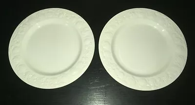 (2) Quadrifoglio FRANCO GIORGi Embossed Fruit 10 1/4  Dinner Plates • $18