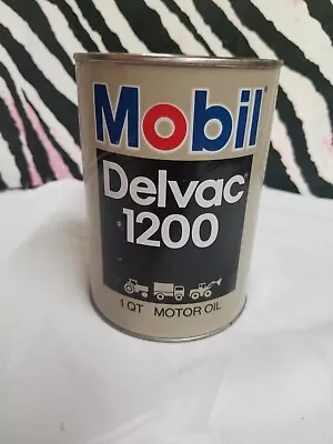 Vintage Mobil Delvac 1200 Motor Oil ( Full ) • $8.99