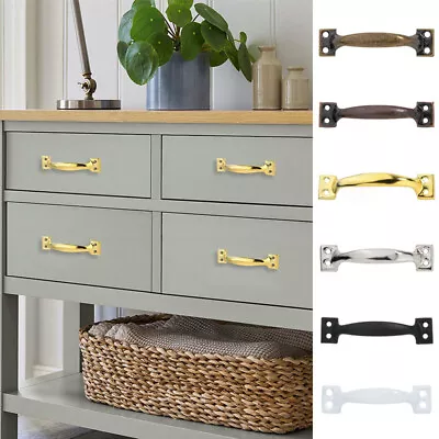 Vintage Knobs Drawer Pull Handles Furniture Door Cabinet Pull Handles Bow-Shaped • $5.60