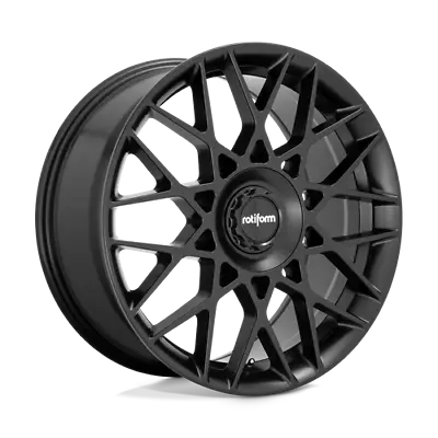 $1468 • Buy 19x8.5 Rotiform R165 BLQ-C Matte Black Wheels 5x112/5x120 (45mm) Set Of 4