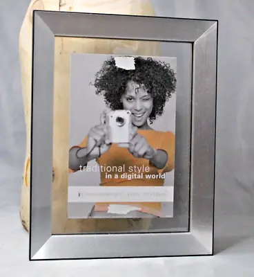 Photo Frame Impulse Designs Two Sided Table Top Desk 4  X 6  Silver Tone Edge • $8.85