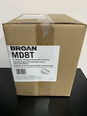 Broan MD8T 8  Automatic Make-up Air Damper W/Transformer • $139.99