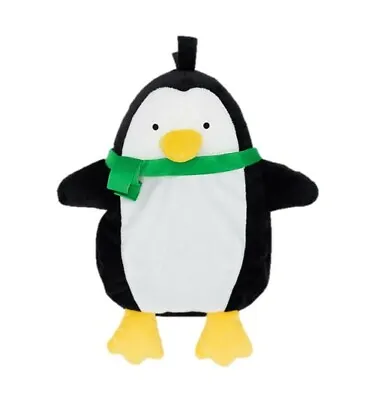 Unstuffed Dog Toy GoodBoy Crinkly Raggy Penguin Christmas 30cm With Squeaker • £9.49