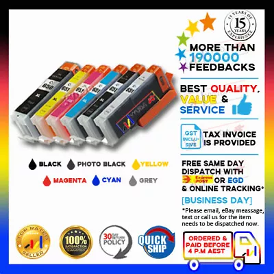 12x NON-OEM Ink PGI650 XL CLI651 XL+Grey For Canon PIXMA MG5660 MG6660 MG7560 • $21