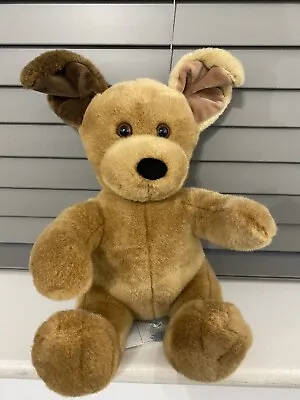Build A Bear Plush Puppy Dog Tan Brown Floppy Ear Stuffed Animal Toy Gift • £9.99
