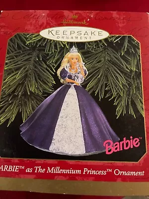 Hallmark Keepsake Ornament Barbie As The Millenium Princess Ornament • $15