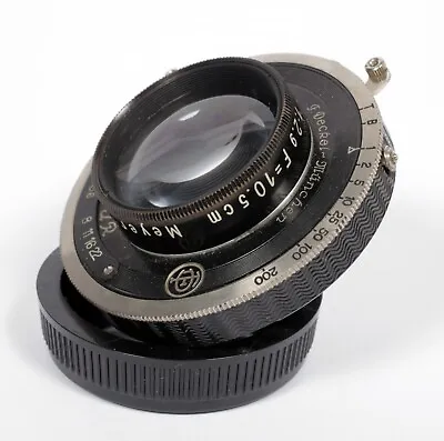 Meyer Gorlitz 105mm F2.9 Trioplan Lens In Compur #1 Shutter #8882 • $399