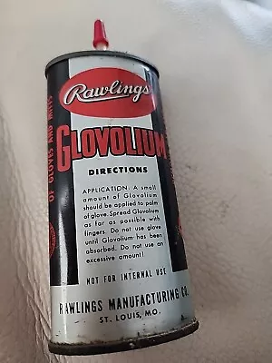 Vintage RAWLINGS GLOVOLIUM Baseball Glove Advertising Handy Oiler Oil Can • $24.95